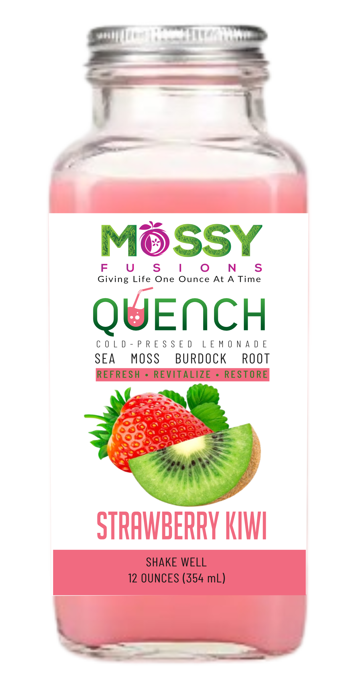 QUENCH SEA MOSS LEMONADE FAMILY PACK (12 Bottles)