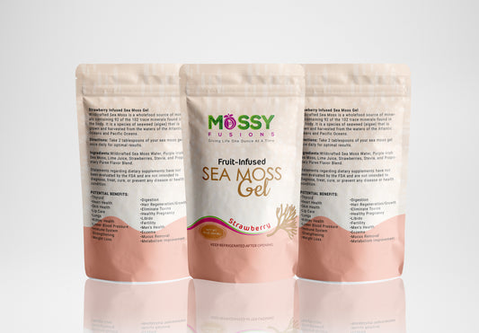 Golden Pomegranate Sea Moss Gel