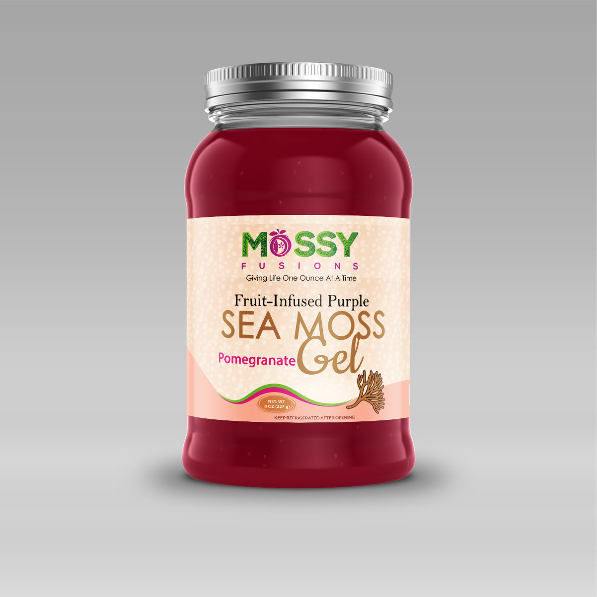 Purple Pomegranate Sea Moss Gel