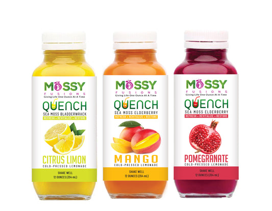 QUENCH SEA MOSS LEMONADE DUO FLAVOR 6-PACK